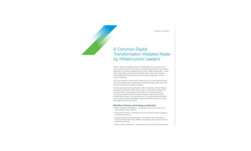 6 Common Digital Transformation Mistakes Made by Infrastructure Leaders