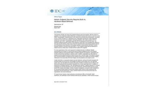 IDC white paper security