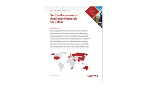 Veritas Ransomware Resiliency Research for EMEA