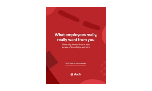 What Employees Really, Really Want From You: Three Big Themes from a New Survey of Knowledge Workers